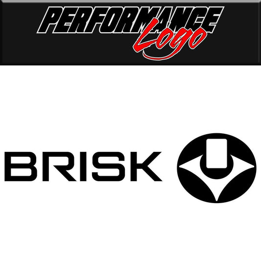 Brisk decal, sticker, performance decal, car sticker