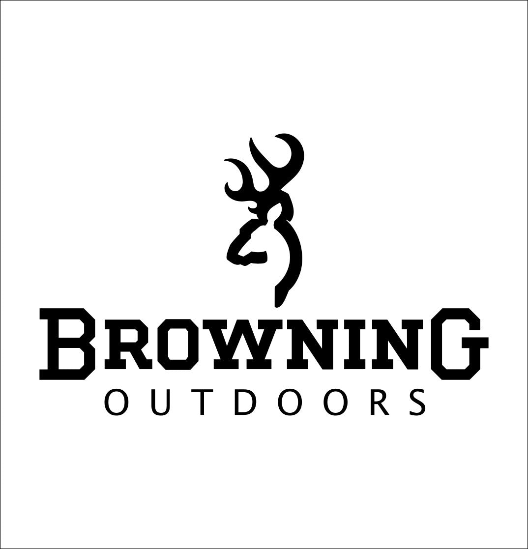 Browning Outdoors decal, sticker, hunting fishing decal, car sticker