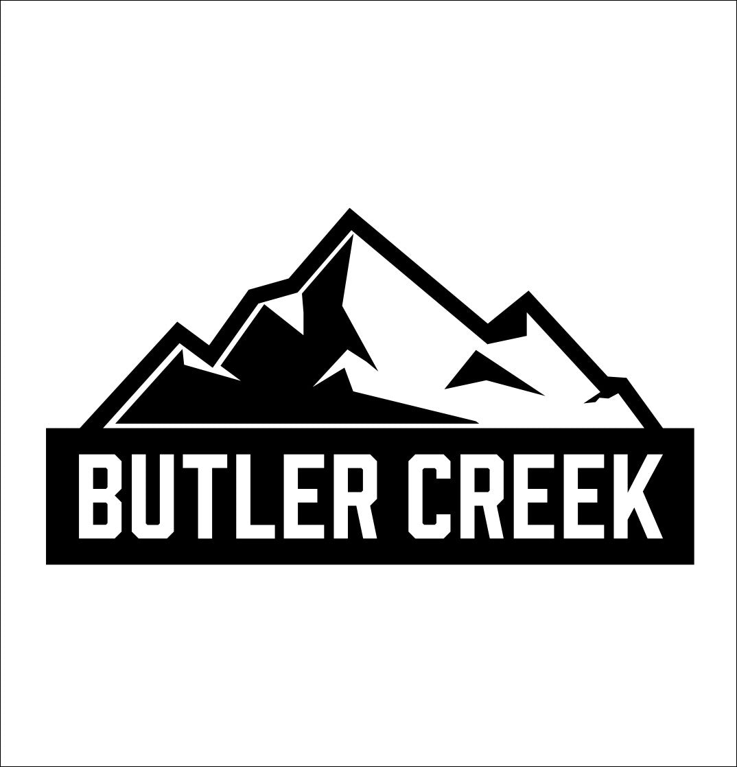 Butler Creek decal, sticker, hunting fishing decal, car sticker