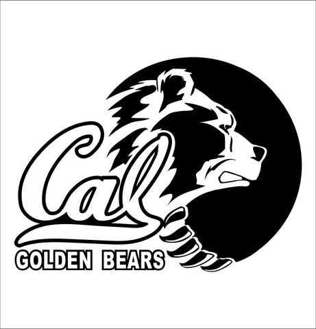 California Golden Bears decal, car decal sticker, college football