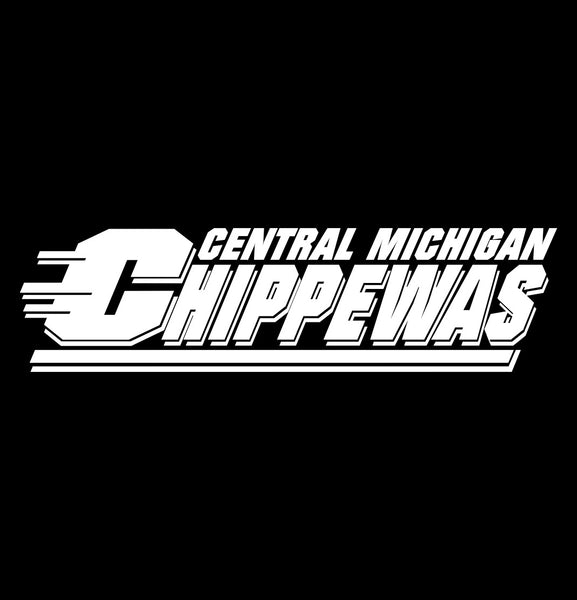 Central Michigan Chippewas decal, car decal sticker, college football