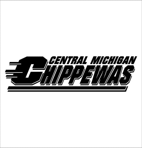 Central Michigan Chippewas decal, car decal sticker, college football