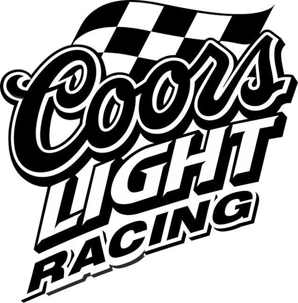 Coors Light Racing decal, racing sticker