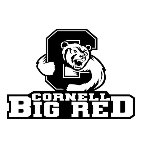 Cornell Big Red decal, car decal sticker, college football