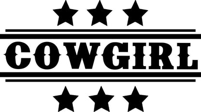 Cowgirl 2 country & western decal - North 49 Decals