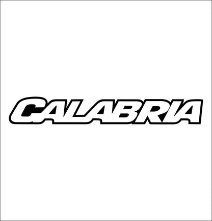 Calabria Boats decal, sticker, hunting fishing decal, car sticker