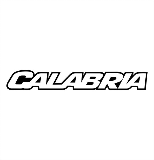 Calabria Boats decal, sticker, hunting fishing decal, car sticker