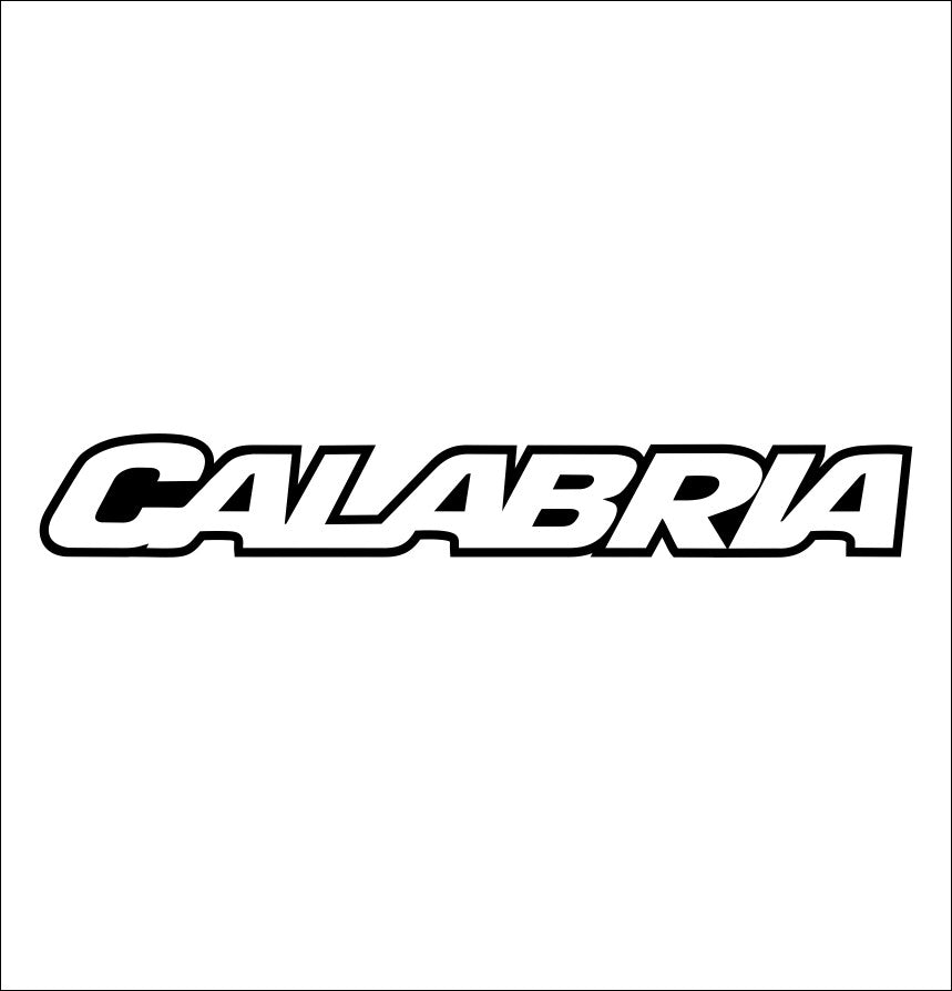 Calabria Boats decal, fishing hunting car decal sticker