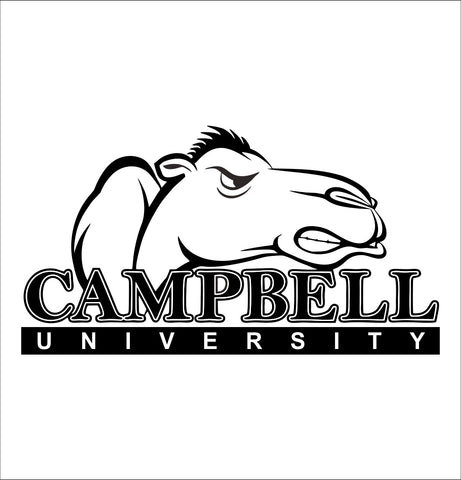 Campbell Fighting Camels decal, car decal sticker, college football
