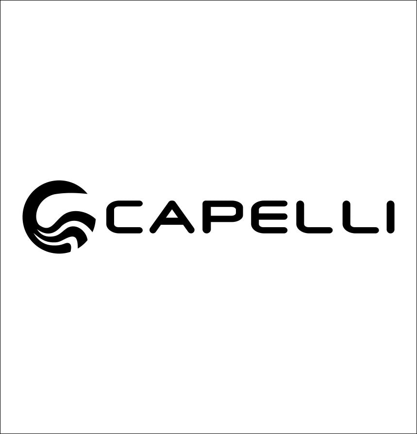 Capelli Boats decal, sticker, fishing hunting decal, car sticker b