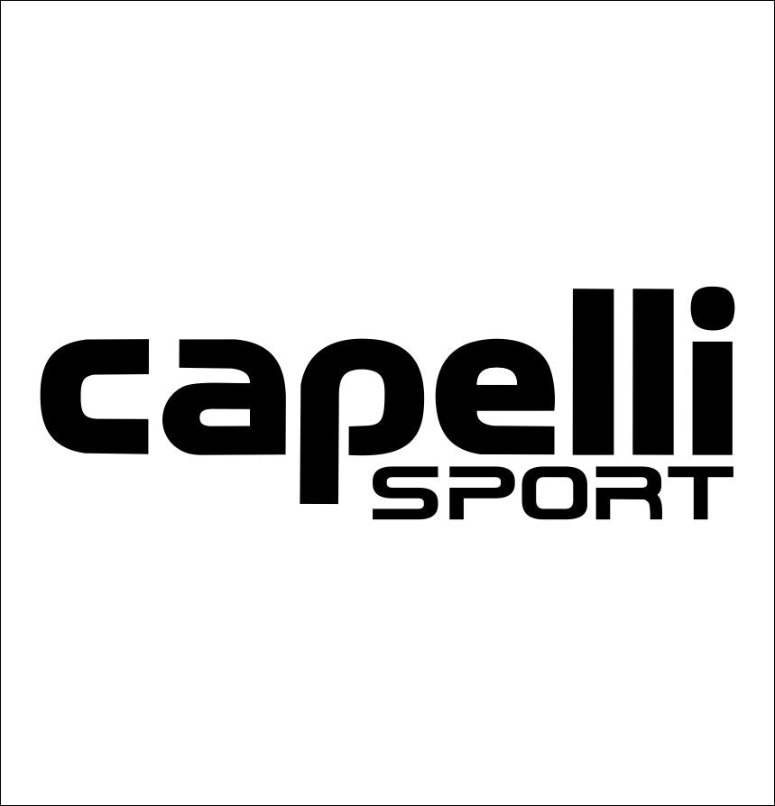 Capelli Sport decal, sticker, fishing hunting decal, car sticker