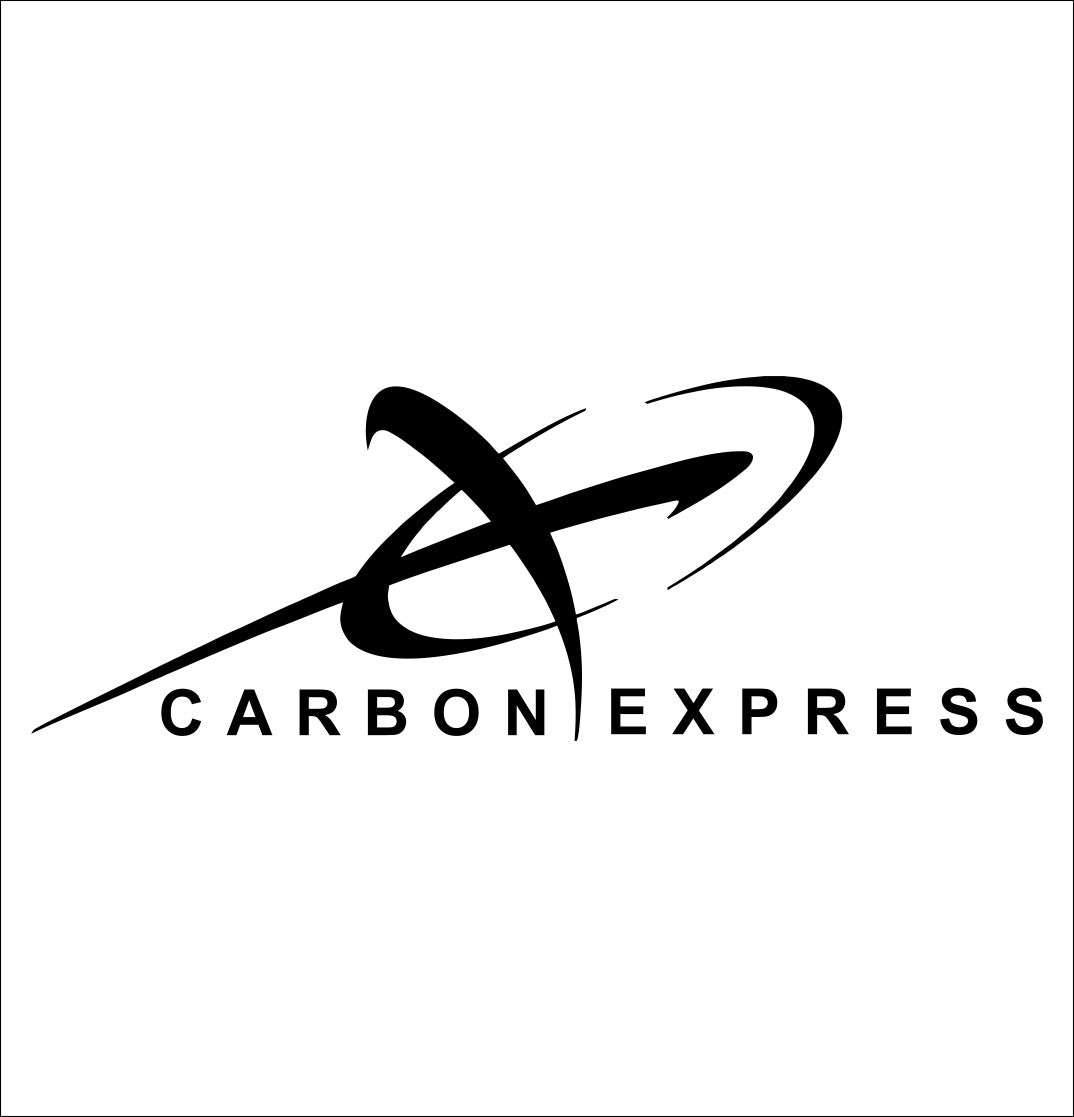 Carbon Express Arrows decal, sticker, fishing hunting decal, car sticker
