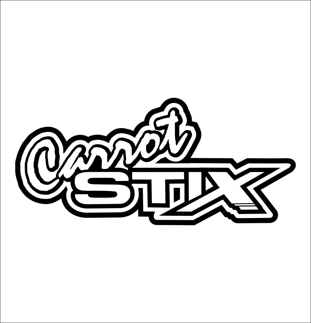 Carrot Stix decal, sticker, hunting fishing sticker, car decal