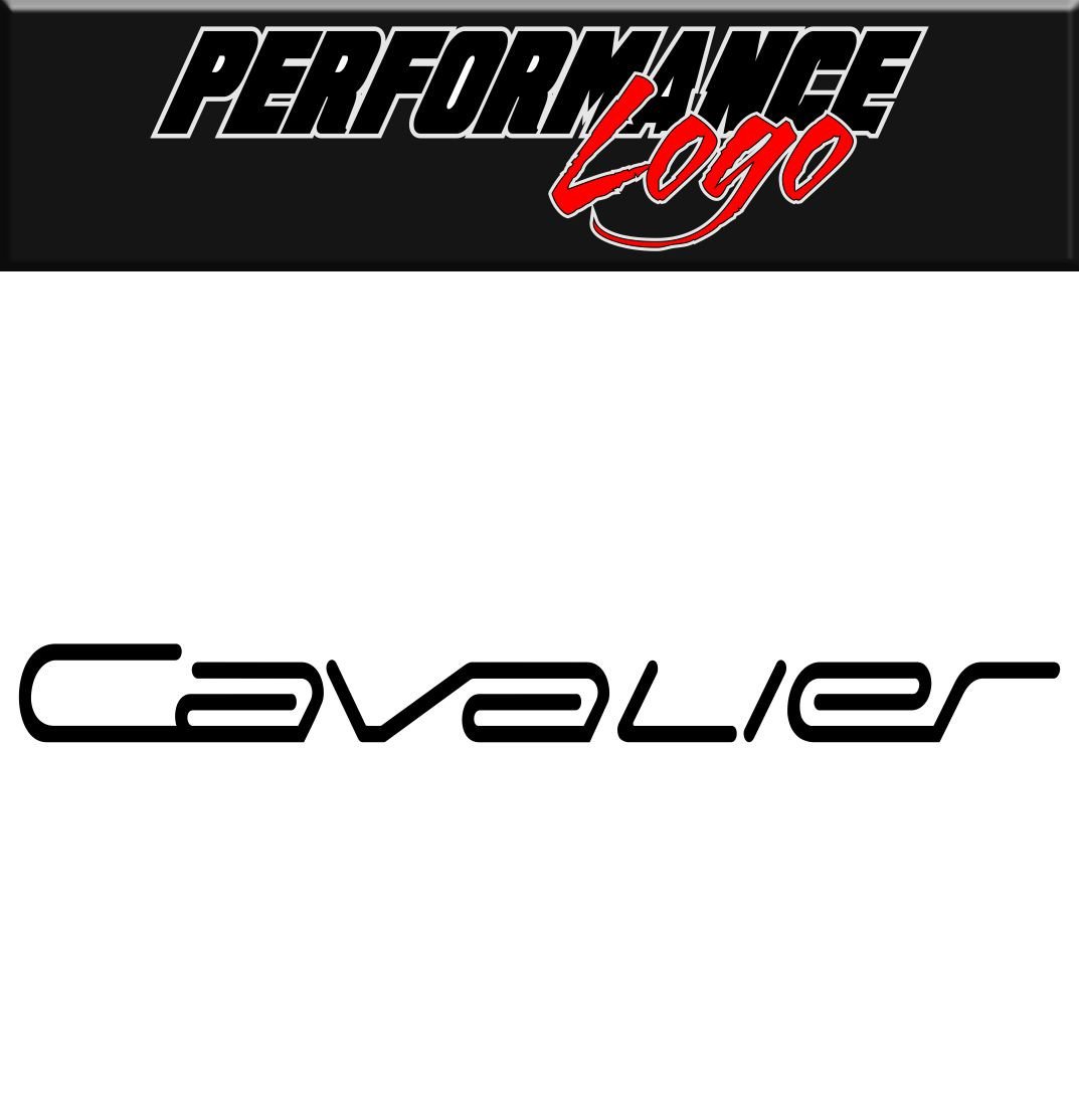 Cavalier decal performance decal sticker