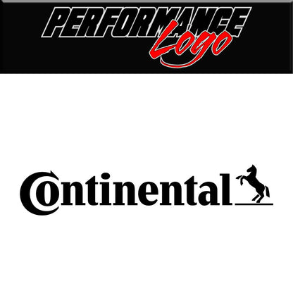 Continental Tire decal, sticker, performance decal, car sticker
