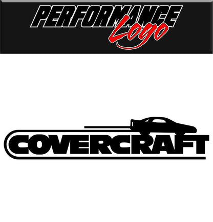 Covercraft decal, sticker, performance decal, car sticker