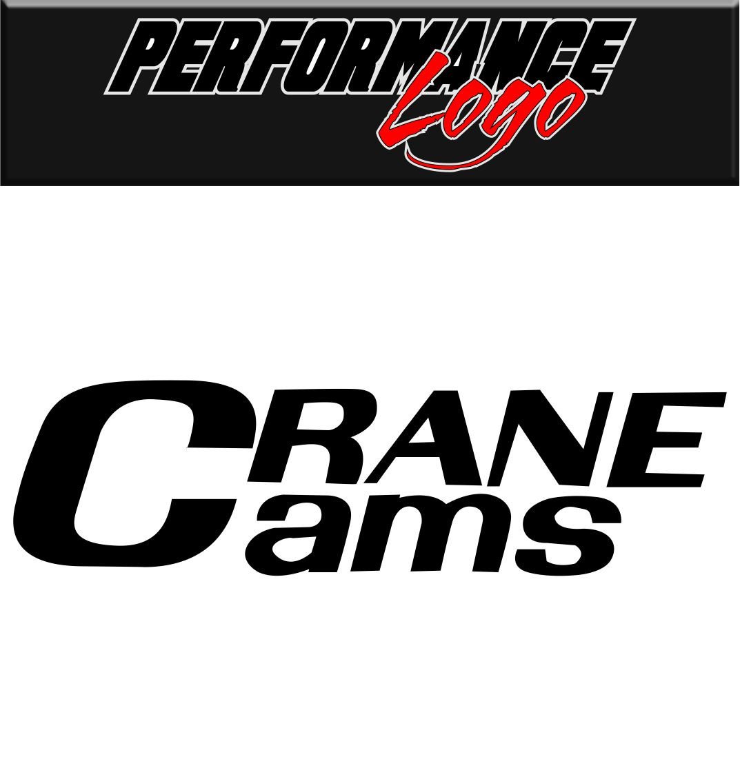 Crane Cams decal, sticker, performance decal, car sticker