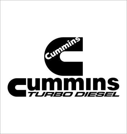 Cummins decal, sticker, performance decal, sticker, car sticker b