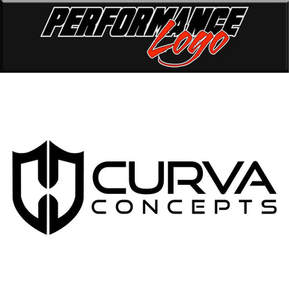 Curva Concepts decal, sticker, performance decal, car sticker