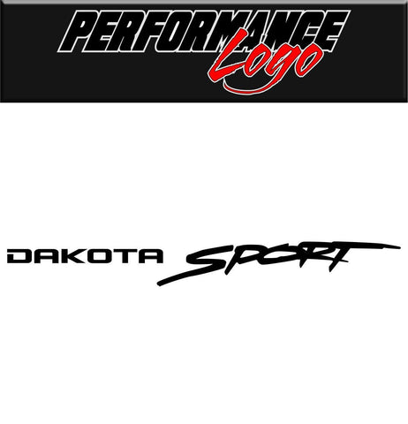 Dakota Sport decal performance decal sticker