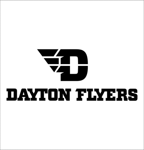 Dayton Flyers decal, car decal sticker, college football