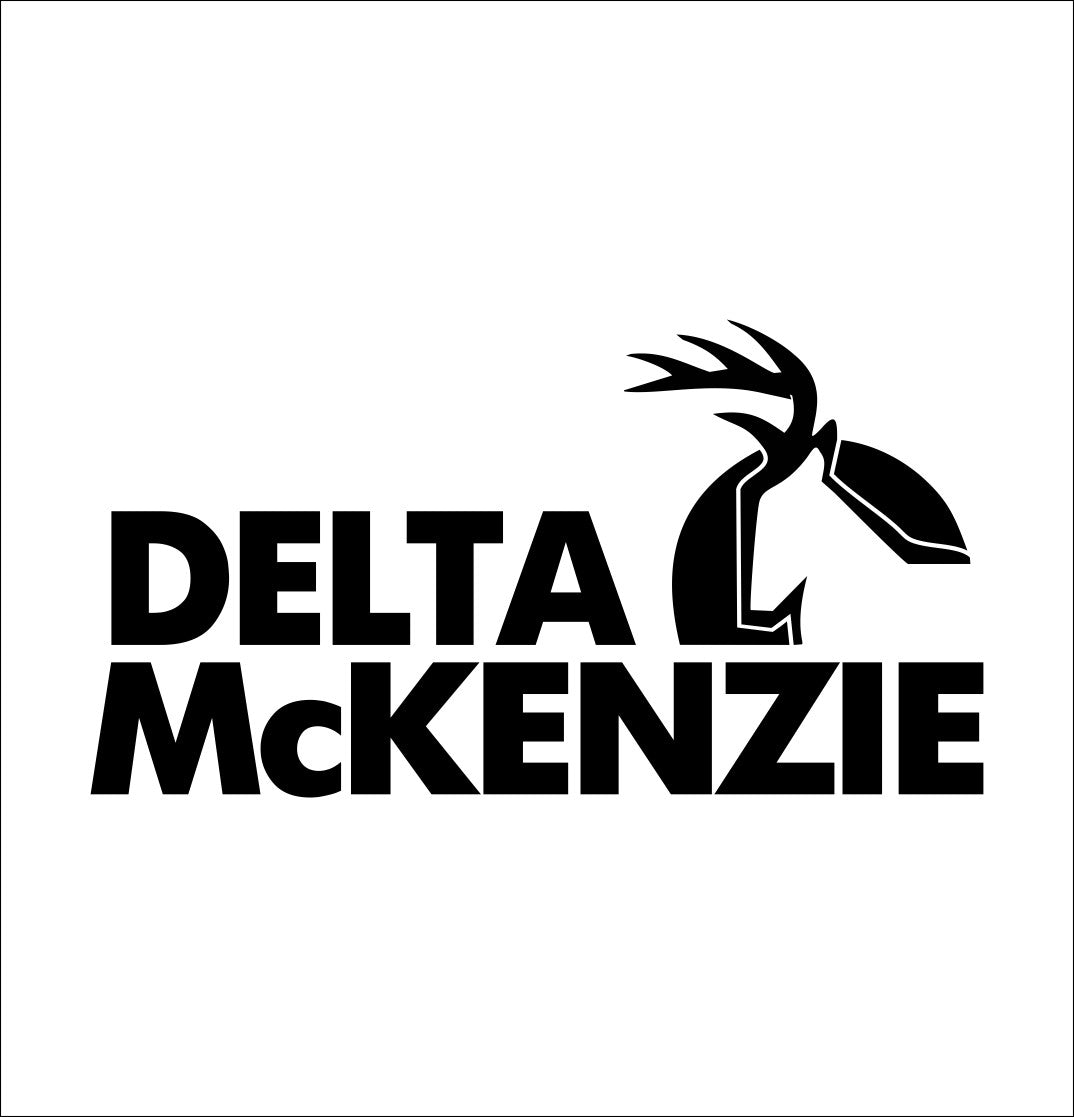 Delta Mckenzie Targets decal, sticker, hunting fishing decal, car sticker