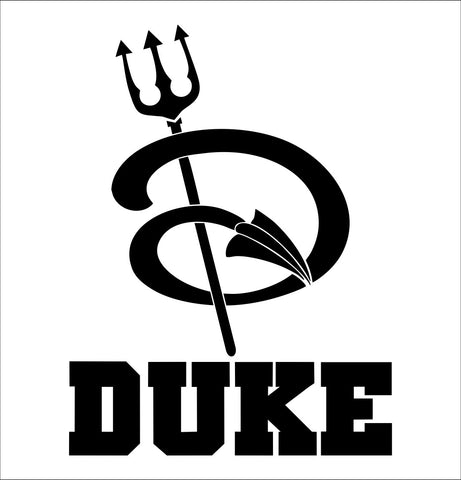 Duke Blue Devils 3 decal
