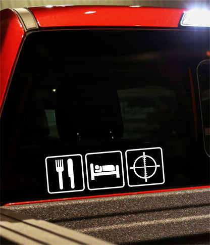 hunting decal, car decal, sticker