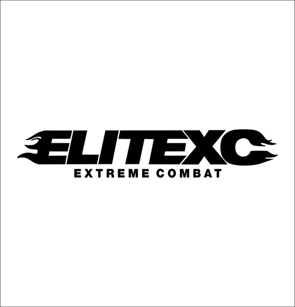Elite XC decal, mma boxing decal, car decal sticker