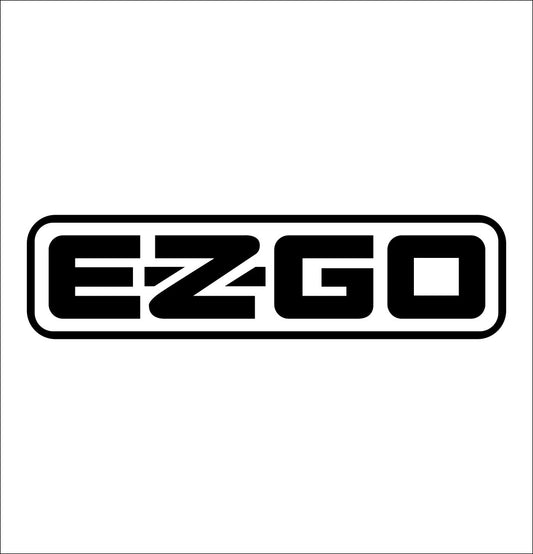 E Z GO decal, golf decal, car decal sticker