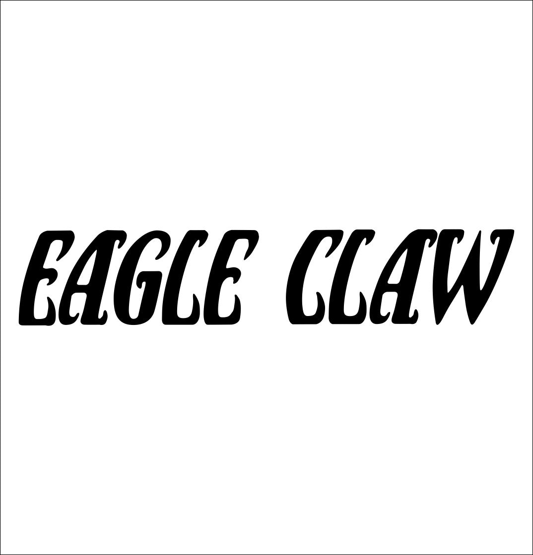 Eagle Claw decal, sticker, hunting fishing decal, car sticker