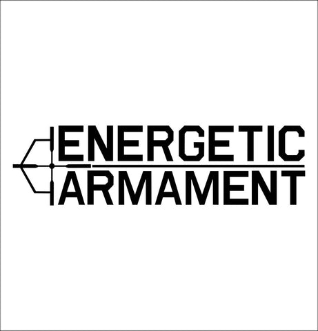 Energetic Armament decal, firearm decal, car decal sticker