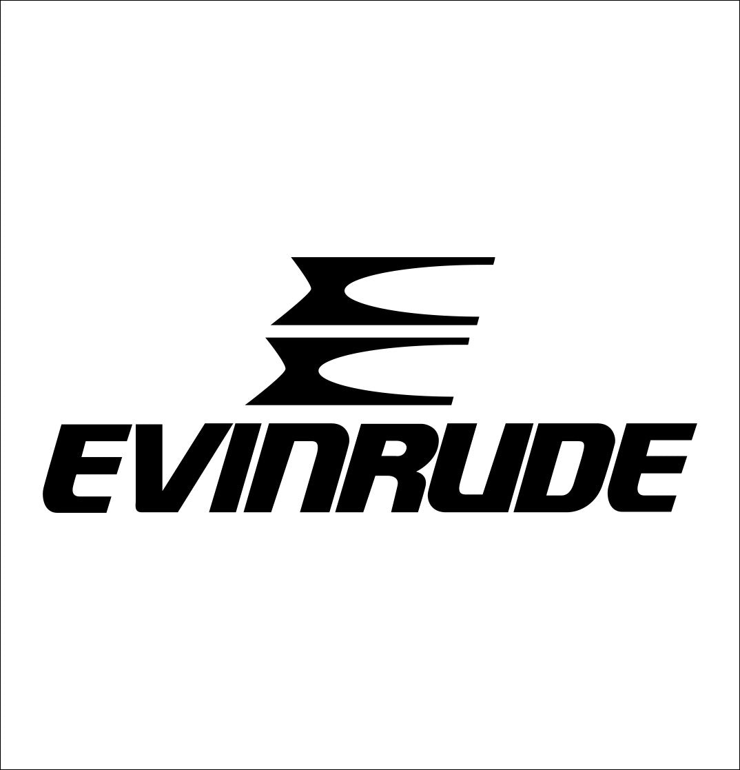 Evinrude decal, sticker, hunting fishing decal, car sticker b