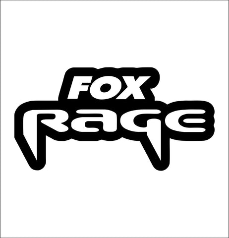 Fox Rage decal, sticker, hunting fishing decal
