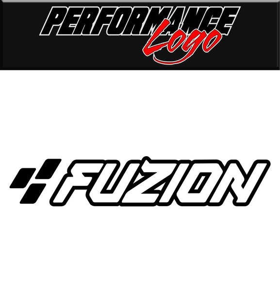 Fuzion Tires decal, performance decal, sticker