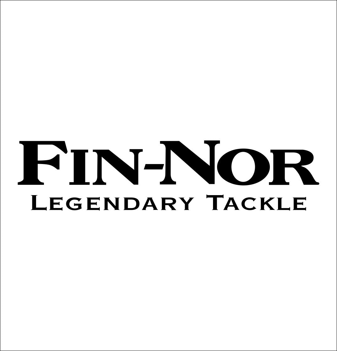 Fin-Nor decal, sticker, hunting fishing decal, car sticker
