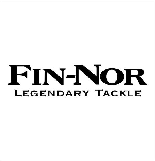 Fin-Nor decal, sticker, hunting fishing decal, car sticker