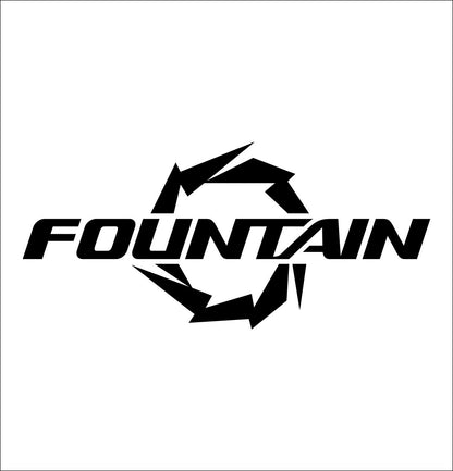 Fountain Boats decal, sticker, hunting fishing decal, car sticker b