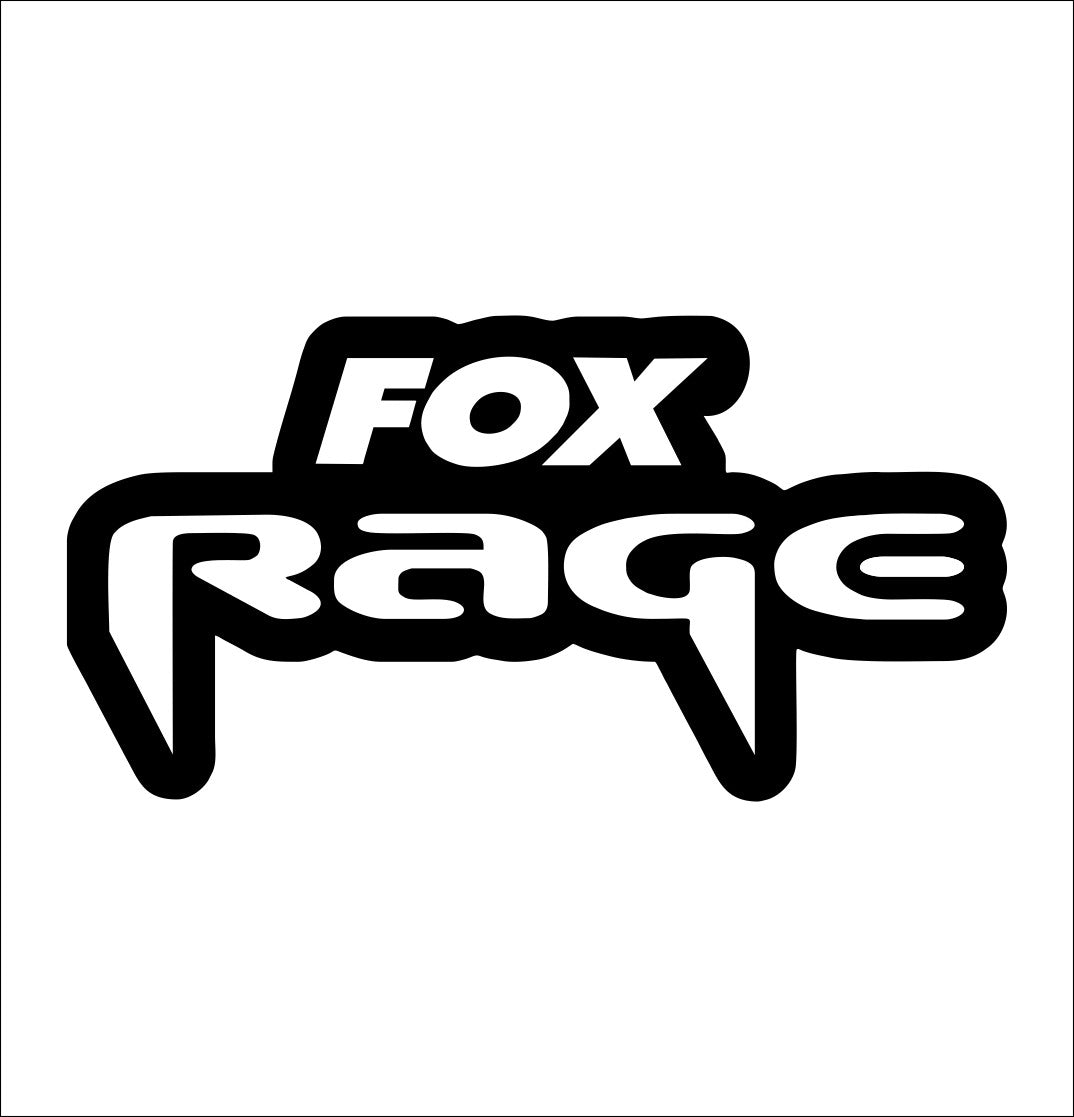 Fox Rage decal, sticker, hunting fishing decal, car sticker