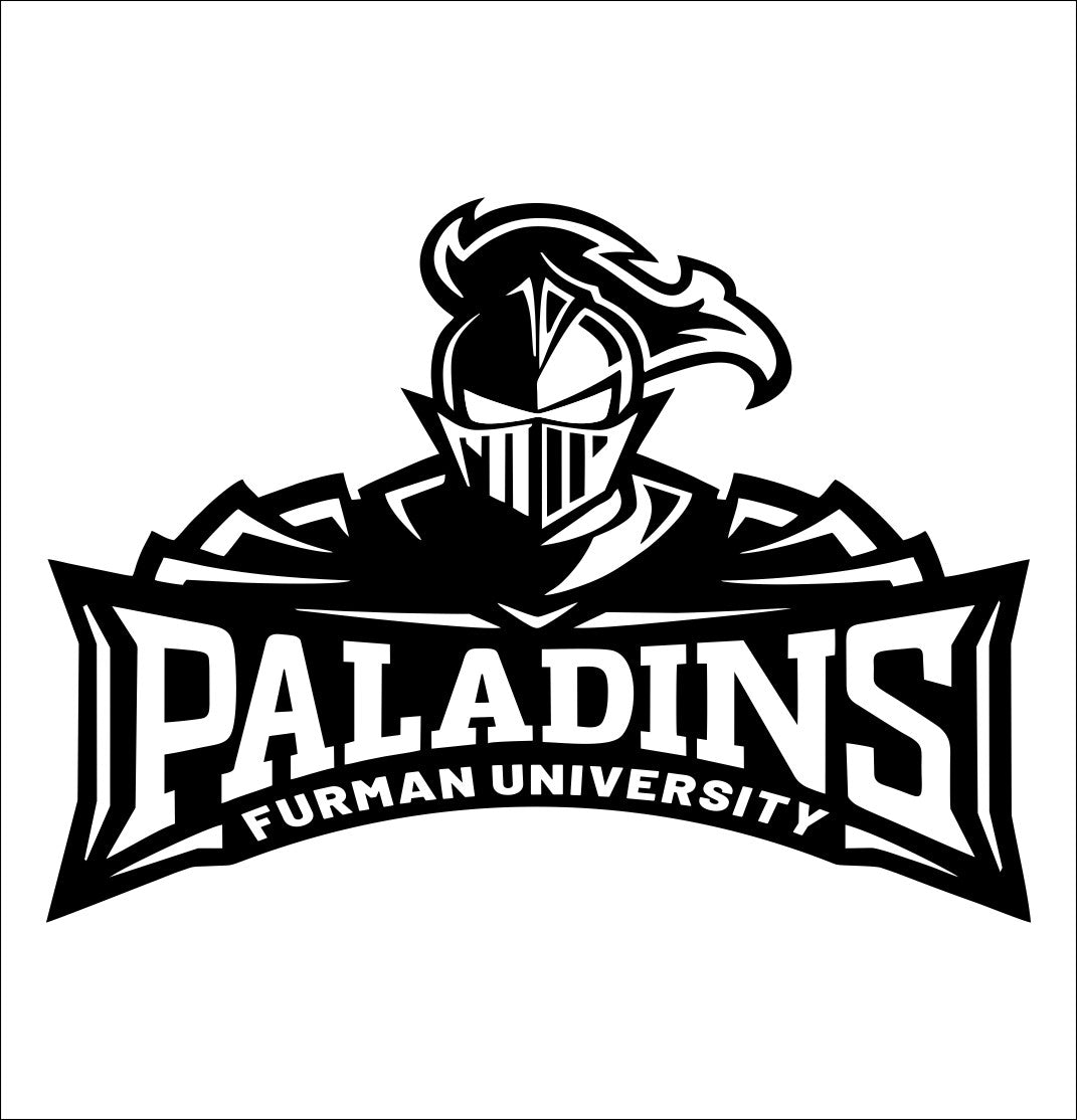Furman Paladins decal, car decal sticker, college football