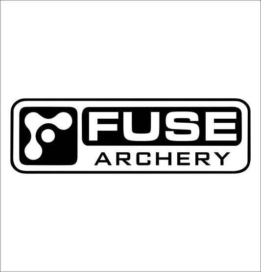 Fuse Archery decal, sticker, hunting fishing decal, car sticker