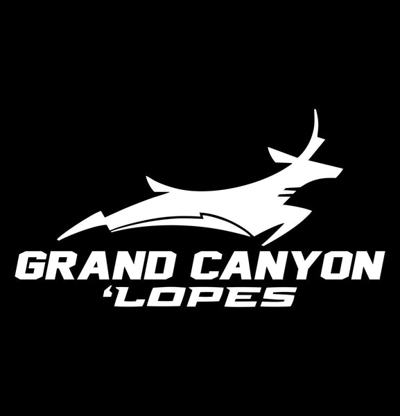 Grand Canyon Antelopes decal, car decal sticker, college football