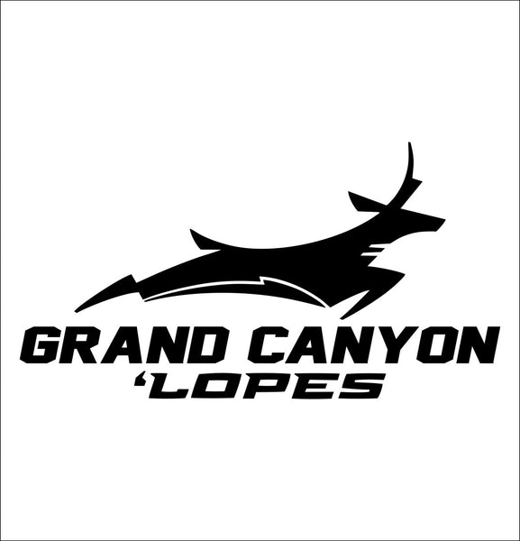 Grand Canyon Antelopes decal, car decal sticker, college football