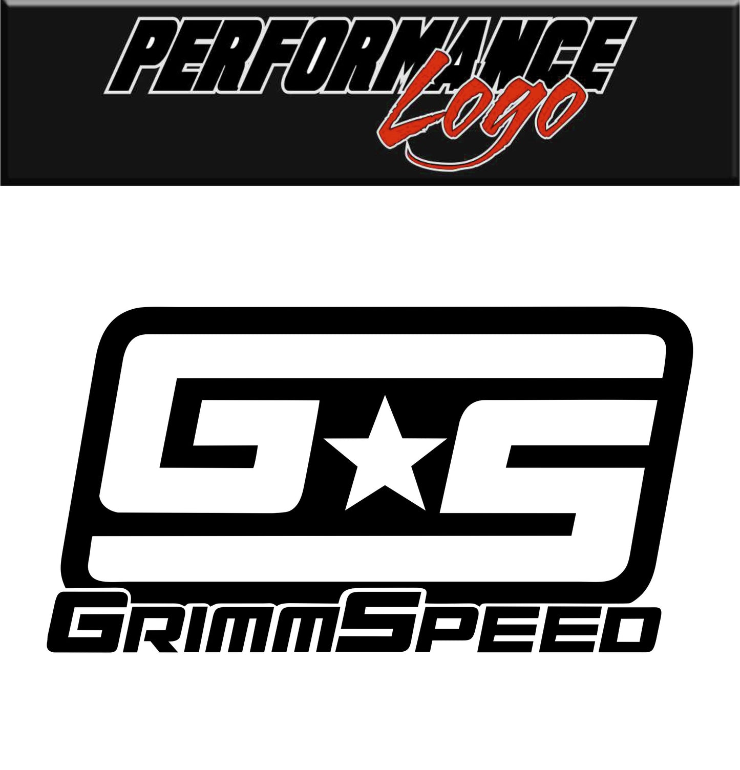 grimmspeed decal, car decal sticker