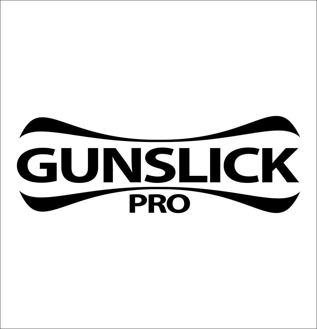 Gunslick Pro decal, sticker, hunting fishing decal, car sticker