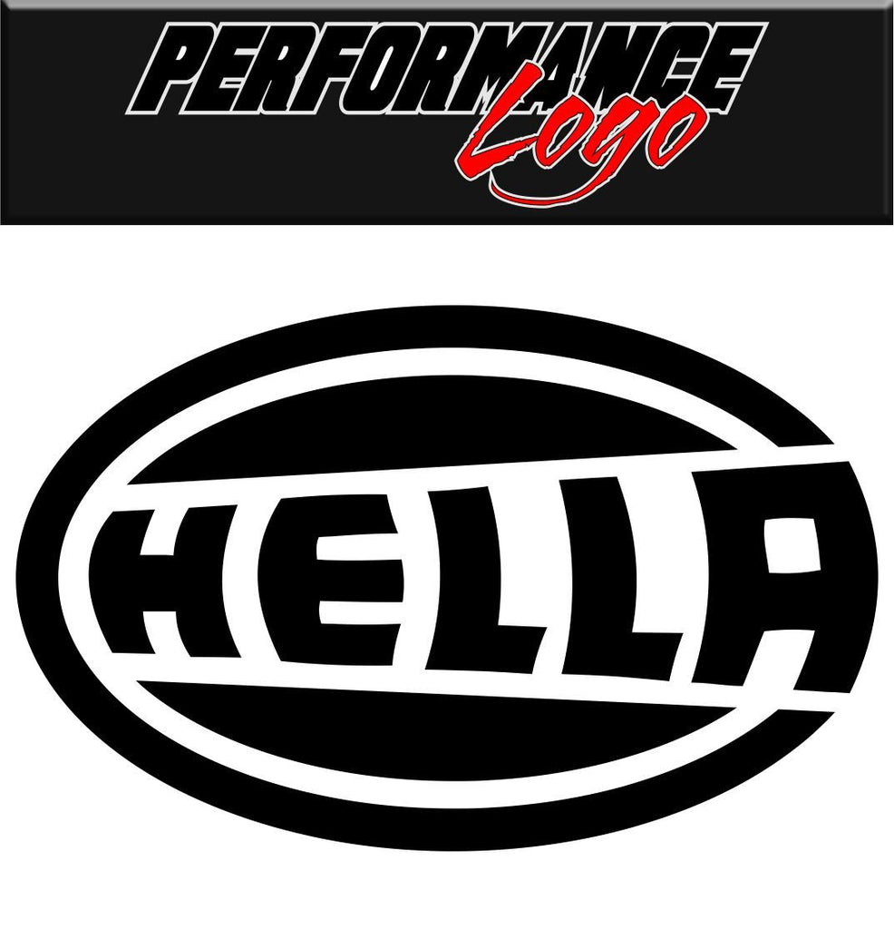Hella decal performance decal sticker