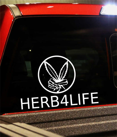 herb4life marijuana decal - North 49 Decals