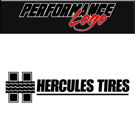 Hercules Tires decal, performance decal, sticker
