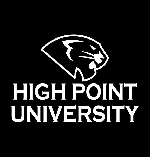 High Point Panthers decal, car decal sticker, college football