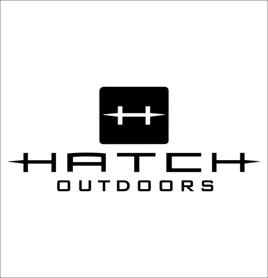 Hatch Outdoors decal, sticker, hunting fishing decal, car sticker